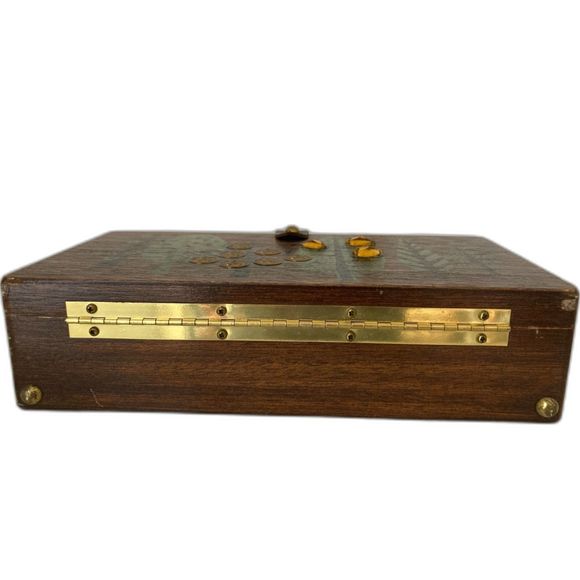 Enid Collins Wooden Box Bag "Money Tree XI" - 1965 Signed Original Vintage - Picture 5 of 8